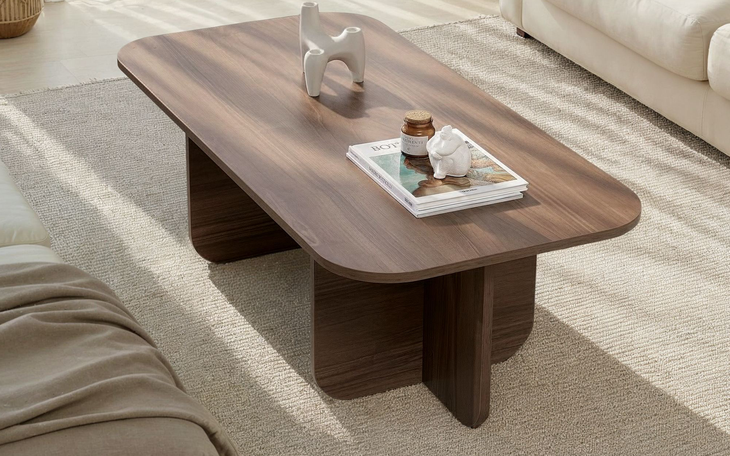 Masuta de cafea Akira, nuc  3